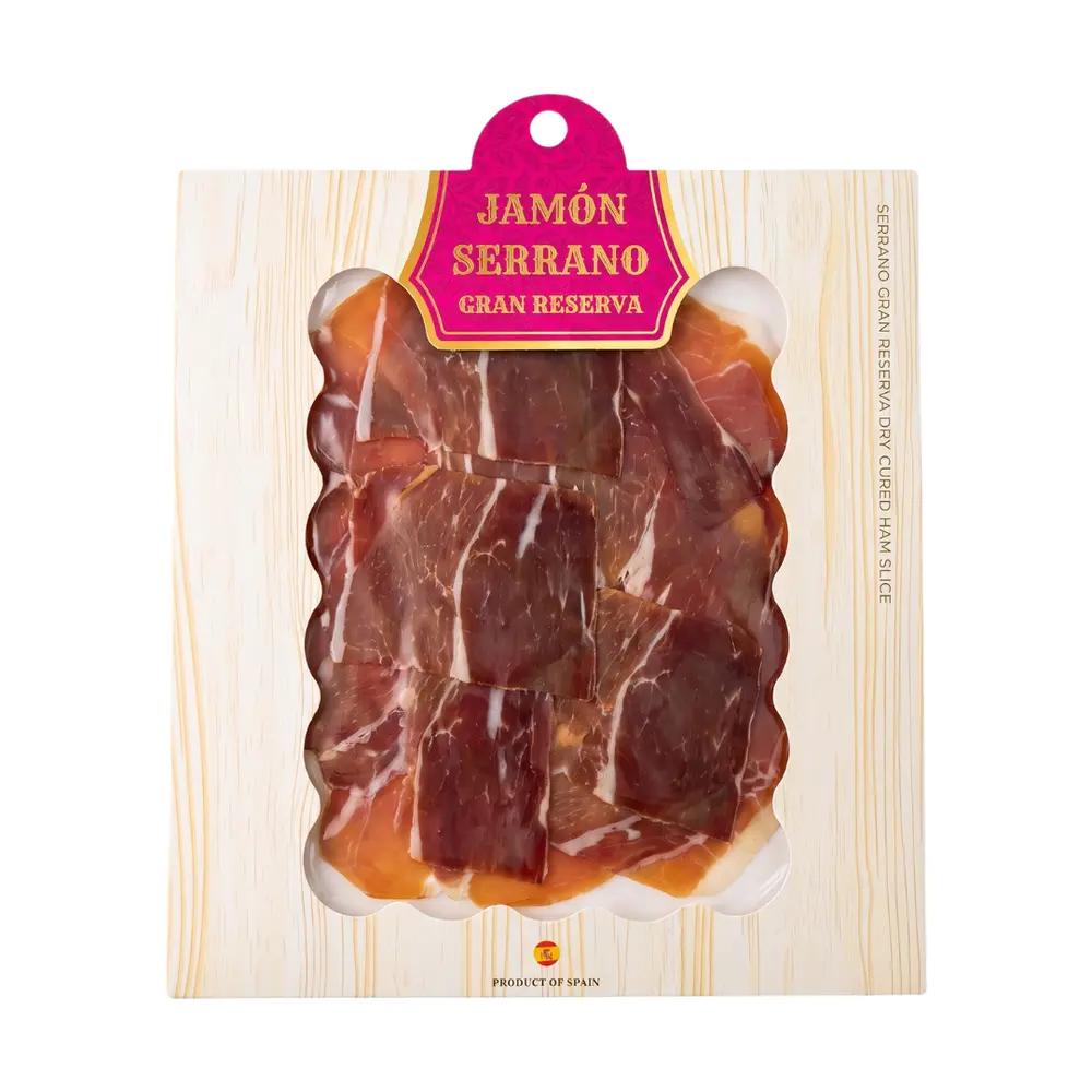 Đùi Sau Serrano Cắt Lát, Spanish Jamón Serrano, Gran Reserva (100g) - THE WORLD'S BEST